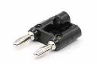 Pomona MDP Double Banana Plug Black